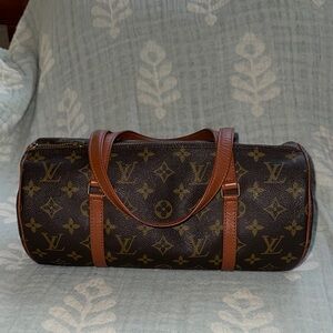 Louis Vuitton Brown Monogram Barrel Shoulder Bag